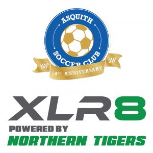 Asquith SC Logo and XLR8 Logo